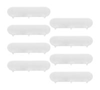 LABRIMP 8 Pièces Crochets Magnétiques de Cuisine Support sans Perçage pour Ustensiles et Serviettes Triple Crochet Robuste pour Réfrigérateur Multi-usages pour Maison