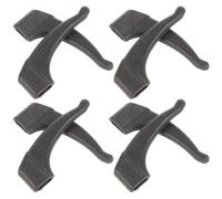 LABRIMP 8 Pièces Embouts Antidérapants pour Lunettes en Crochets Noirs | Remplaçables, Maintien Stable, pour Lunettes et Eyeglasses, Usage Natation et Gymnastique, Lot Pratique