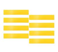 LABRIMP 8 Pièces Marqueur Tapis D'entraînement de Football en PVC Jaune Design Résistant la Déchirure et Douceur, Accessoire pour Terrain de Jeu et Basketball
