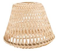 LABRIMP Abat-Jour en Bambou Tissé pour Lampe de Table Lustre ou Applique Murale Accessoire de Remplacement pour Luminaire Intérieur Salon Chambre Bureau Hôtel