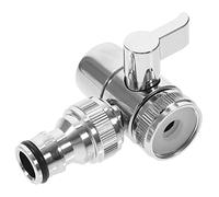 LABRIMP Adaptateur de 1 en 2 pour Machine à Laver Raccord Tuyau Évier en Acier Inoxydable Compatible pour Europe et Vanne de Dérivation Pratique