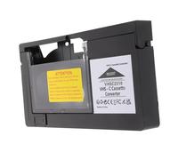 LABRIMP Adaptateur de Cassette VHS-c Plastique pour Caméscopes Conversion Facile de Vidéo ½ Pouce et Portable pour Usage Domestique