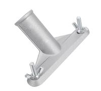 LABRIMP Adaptateur de Manche pour Balai et Rouleau, Alliage D'aluminium Argenté, Embout Fileté Sécurisé, pour Tâches de Nettoyage Domestique