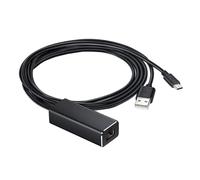 LABRIMP Adaptateur Ethernet Micro USB vers Mbps Convertisseur Réseau Stable et Compatible TV Stick et Partage Décran Installation Plug and Play