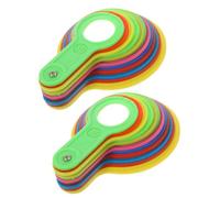 LABRIMP Anneaux de Mesure pour à Fruits en Plastique Lot de 2 Outil Polyvalent et Diamètre, Classification des Aliments pour Fruits et Légumes