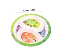 LABRIMP Assiette Compartimentée Sections pour Adultes Assiette Réutilisable Contrôle des Portions pour Alimentation Équilibrée et Préparation de Repas