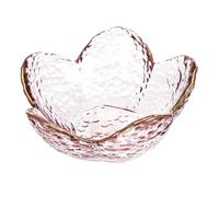 LABRIMP Assiette Décorative Verre Forme Petit Plateau Multifonction pour Bijoux Bonbons et Bureau Bol à Fruits Élégant et