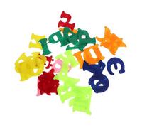 LABRIMP Autocollants Muraux Feutre Alphabet Russe pour Garçon Fille Décoration Éducative Colorée pour Salle de t Activités Manuelles Lot Complet Résidu Dommages