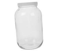 LABRIMP Bocal Verre Large Ouverture avec Couvercle Hermétique Pot de Stockage pour Infusion Fermentation et Conservation des Aliments
