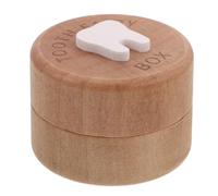 LABRIMP Boîte à Dents de Lait Bois Sculptée Boîte de Rangement pour Dents Perdues Souvenir de Garçon Fille pour Garçons et Filles Cadeau Anniversaire et Shower