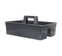 LABRIMP Boîte de Rangement Plastique avec Poignée Panier de Nettoyage Tri Compartiments pour Produits Entretien Éponges Balais Modèle Compact et Empilable pour Ménage et Plusieurs styles