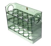 LABRIMP Boîte de Rangement pour Réfrigérateur en Pet, Porte-œufs Anti-collision sans Fragmentation pour Familles et Restaurants, Organisateur Pratique et Robuste