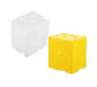 LABRIMP Boîte Fromage Frigo Compacte avec Couvercle Abattant Récipient Hermétique pour Tranches de Fromage Conservation Réutilisable et Gain de Place pour Réfrigérateur et Cuisine