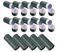LABRIMP Boîtes Rondes en Carton Kraft Vert 15 Pièces pour Emballage Huiles Essentielles 20ml, Faciles à Transporter et Pratiques Rangement de Thé et Bâtons de Parfum