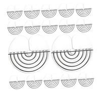 LABRIMP Bouclier Thermique 50pcs Pour Extensions Cheveux Gabarit D'espacement Salon Coiffure