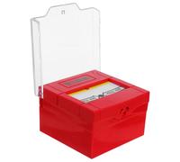 LABRIMP Bouton D'alarme Incendie Manuel Réarmable Rouge Bouton-Poussoir D'alarme de Sécurité pour Maison et Entreprise Dispositif D'appel d'urgence pour Personnes Âgées Système D'alarme