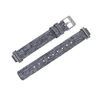 LABRIMP Bracelet De Montre Toile Grise Foncé Remplacement Compatible Avec Fitbit Inspire Hr Bracelet De Poignet Durable Et Confortable Pour Look Élégant