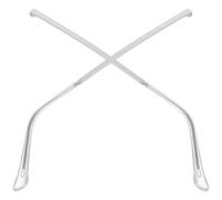 LABRIMP Branches de Remplacement Lot Métal Argenté, pour Lunettes | Pièces de Réparation pour Lunettes et Solaires, Résine et Métal, Installation Facile, Design Épuré, Résistance à L’usure