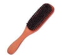 LABRIMP Brosse à cheveux en bois avec poils de sanglier pour démêlage doux, brosse coiffante multifonctionnelle incluant nettoyage de poussière, adaptée pour usage maison et salon