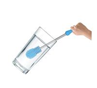 LABRIMP Brosse De Nettoyage Longue Avec Poignée Pour Biberons Et Tasses Verre Brosse De Nettoyage Pratique Pour Cuisine Et Maison Bleu