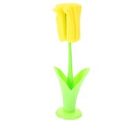 LABRIMP Brosse pour Bouteille avec Manche Long Éponge Détachable Nettoyage Complet pour Bouteilles Biberons et Verres Nettoyage et Polyvalent Outil pour Maison