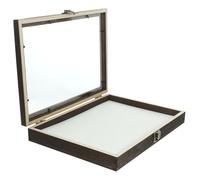 LABRIMP Cabinet de Curiosités Vitrine D'exposition Vintage Objet Boîte à Spécimens en Bois avec Couvercle Transparent Protection Plusieurs styles pour Papillons et Petits Plusieurs styles