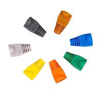 LABRIMP Cache-Bottes De Connecteur Rj45 8p8c 0,6-0,65 Mm, Lot de 100 Pièces, Protection Réseau pour Câble Ethernet, Usage Informatique Et Professionnel, Couleur Mixte
