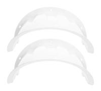 LABRIMP Cache-caméra pour Extérieur 2pcs Blanc en Plastique, Protection Fiable et Étanche Intempéries pour Caméra de Surveillance