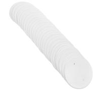 LABRIMP Cache Tableau Électrique Octogonal en PP Blanc, 30 Pièces, Pour Boîte de Plafond, Utilisation pour Cacher Ouvertures et Défauts de Cloison