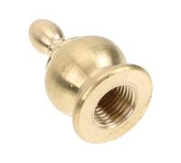 LABRIMP Cache-vis Décoratif En Cuivre Massif 10 Filets Intérieurs Large, Bouchon D'abat-jour Vintage Pour Lampe De Bureau Et Lampadaire, Accessoire Fixe Pour Éclairage Intérieur, Lot Unique