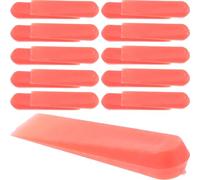 LABRIMP Cales de Nivellement pour Carrelage 5 Mm Rouges, Lot de 100 Pièces en Plastique, Entretoises et Croisillons pour Pose Sol et Mur, Outils de Nivellement Précis pour Carreaux