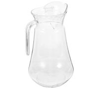 LABRIMP Carafe à Eau Froide 2l en Acrylique Alimentaire Transparente Couvercle Hermétique, Pichet Réfrigéré pour Jus, Boissons Froides et Camping, Distributeur de Boisson Pratique