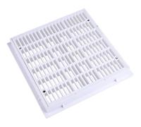LABRIMP Carrée Bonde Drainage en Plastique Fond Blanc de Piscine | Écoulement vers L’égout, Surface Lisse pour Robots, Arrêt Automatique Quand le Couvercle Se Vide