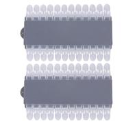 LABRIMP Carte de Distinction des Couleurs 2pcs, Support Manucure Amovible en Plastique, Accessoires pour Ongles pour Salon Professionnel et DIY