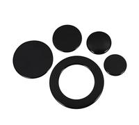 LABRIMP Chapeau De Brûleur à Gaz Pour Cuisinière Capuchons De Brûleur Multi-usages De De Cuisinière à Gaz Accessoires De Capuchons De Domestique