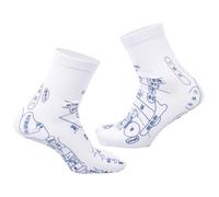 LABRIMP Chaussettes de Réflexologie en Coton avec Diagrammes Détaillés et Instructions Claires, Accessoires Massage, Unisexes pour Massage et Relaxation des Pieds