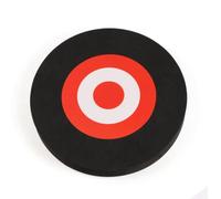 LABRIMP Cible de Tir à l'arc Eva 25cm Noire pour Jeu Extérieur | Absorption, Reprend Sa Forme, Format Compact, Amorti, pour Entraînement en Plein Air et Loisirs