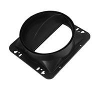LABRIMP Clapet Anti-retour Hotte Aspirante Dispositif Anti-refoulement La Cuisine Résistant Haute Température Entrée D’air 150 Mm Noir Usage Domestique Et Professionnel Simple Installation