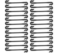 LABRIMP Clips de Fixation pour Vigne 100 pcs en Plastique, Forme Plate, résistants à l'usure, pour pommiers dans Jardin
