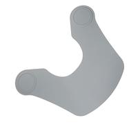 LABRIMP Collier de Coupe de Cheveux Silicone Gris Tablier de Coiffeur pour Hommes et Femmes Guide de Coupe pour Confort Optimal et Protection des Vêtements Accessoire Indispensable pour