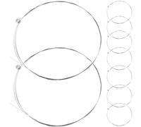 LABRIMP Cordes Acier E1 Pack de 10 Argent en Fil d'Acier Inoxydable pour Guitare Folk et Électro-Acoustique, Léger et Élégant, Pour Guitaristes de Niveaux en Concerts et Répétitions