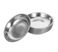LABRIMP Coupelles à Sauce Rondes en Acier Inoxydable Résistantes aux Mélanges Acides et Froids Lot de 12 Préparation en Magasin Alimentaire Domicile