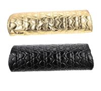 LABRIMP Coussin Mains de Manucure en Pu Forme Cœur 2pcs, Support Poignet pour Réduire la Fatigue Main et Bras, Accessoire Chic pour Nail Art à Domicile