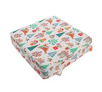 LABRIMP Coussin Rehausseur Pour Garçon Et Filles Siège De Dessin Animé 1-5 En Polyester Imperméable Sangles De Fixation Portable Pour Repas En Intérieur Et Extérieur