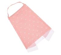 LABRIMP Couverture Allaitement en Coton Douce et Facile à Nettoyer pour Maman, Cape Multifonctionnelle Rose pour L'allaitement en Extérieur Confort du Bébé