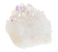 LABRIMP Cristal Minéral et Décoration Artistique Protection Énergétique en Amas de Quartz, Spécimen Pédagogique pour Étudiants pour Pratiques de Relaxation et Yoga