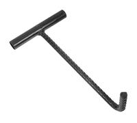 LABRIMP Crochet en Acier pour Porte Roulante et Lève-grille D'évacuation, Robuste et Facile à Nettoyer, pour Entretien des Regards Extérieurs