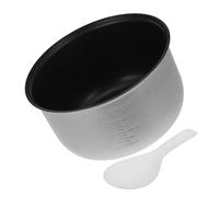 LABRIMP Cuve Intérieure Antiadhésive en Alliage D'aluminium 3l pour Cuiseur à Riz Domestique, Pot de Cuisson Compatible, Revêtement Résistant pour Remplacement et Usage Quotidien Cuisine