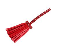 LABRIMP Décoration à pompons suspendus 4 pcs pendentifs légers en PU noir faciles à transporter pour accessoires bijoux usage quotidien