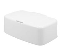 LABRIMP Distributeur de Lingettes Humides Blanc en Pp Ouverture Main, Boîte à Lingettes Rechargeable pour Salon et Salle de Bain